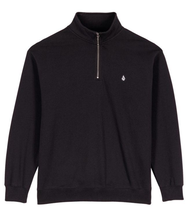 VOLCOM Single Stone Quarter Zip - Black