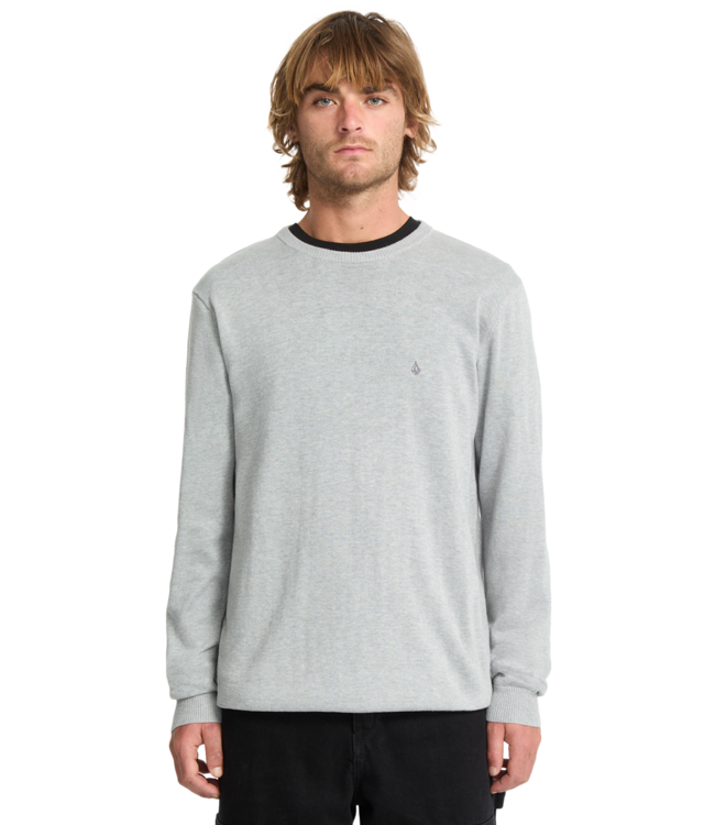 VOLCOM Uperstand Sweater - Light Grey Heather