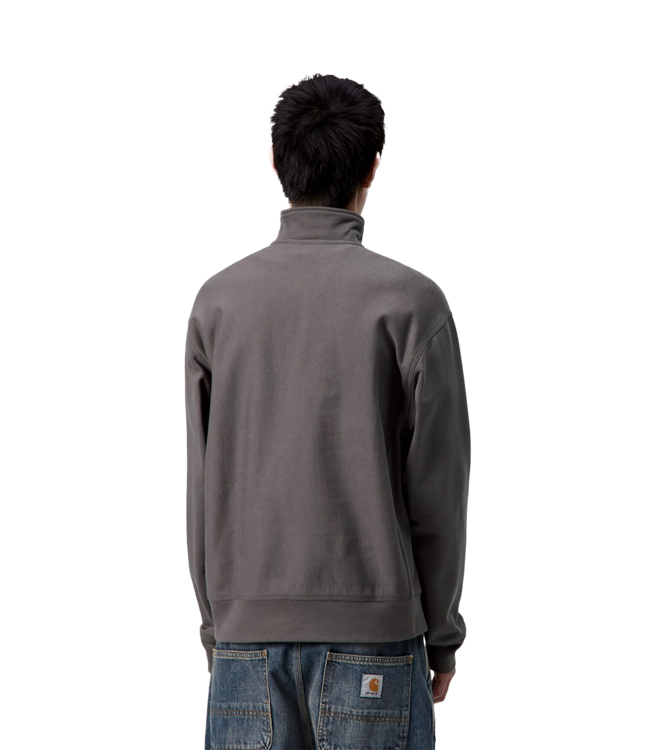 CARHARTT WIP Half Zip American Script Sweat - Porphyry