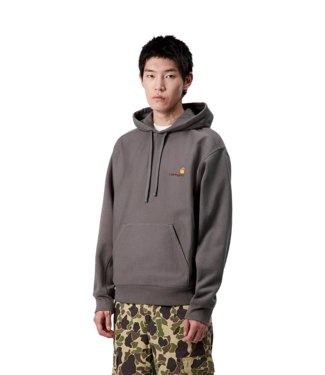 CARHARTT WIP Hooded American Script Sweat - Porphyry CARHARTT WIP Hooded American Script Sweat - Porphyry