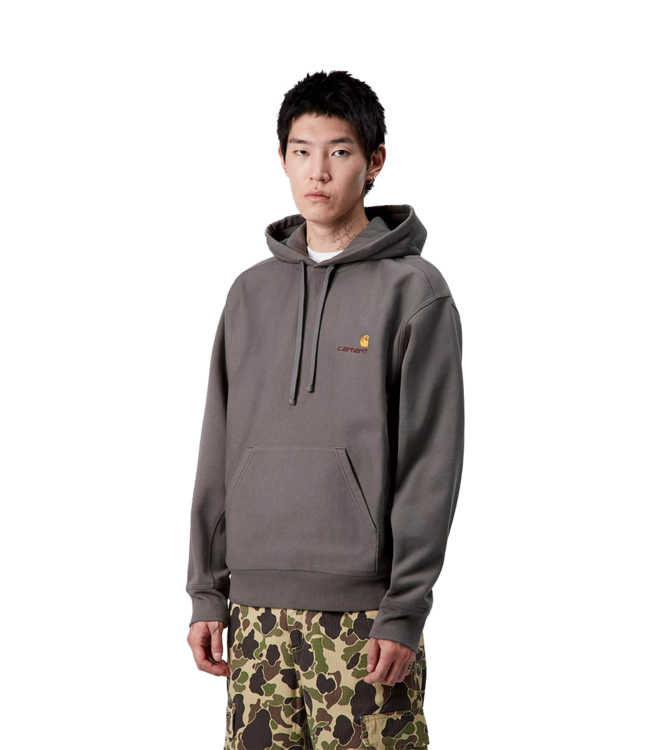 CARHARTT WIP Hooded American Script Sweat - Porphyry