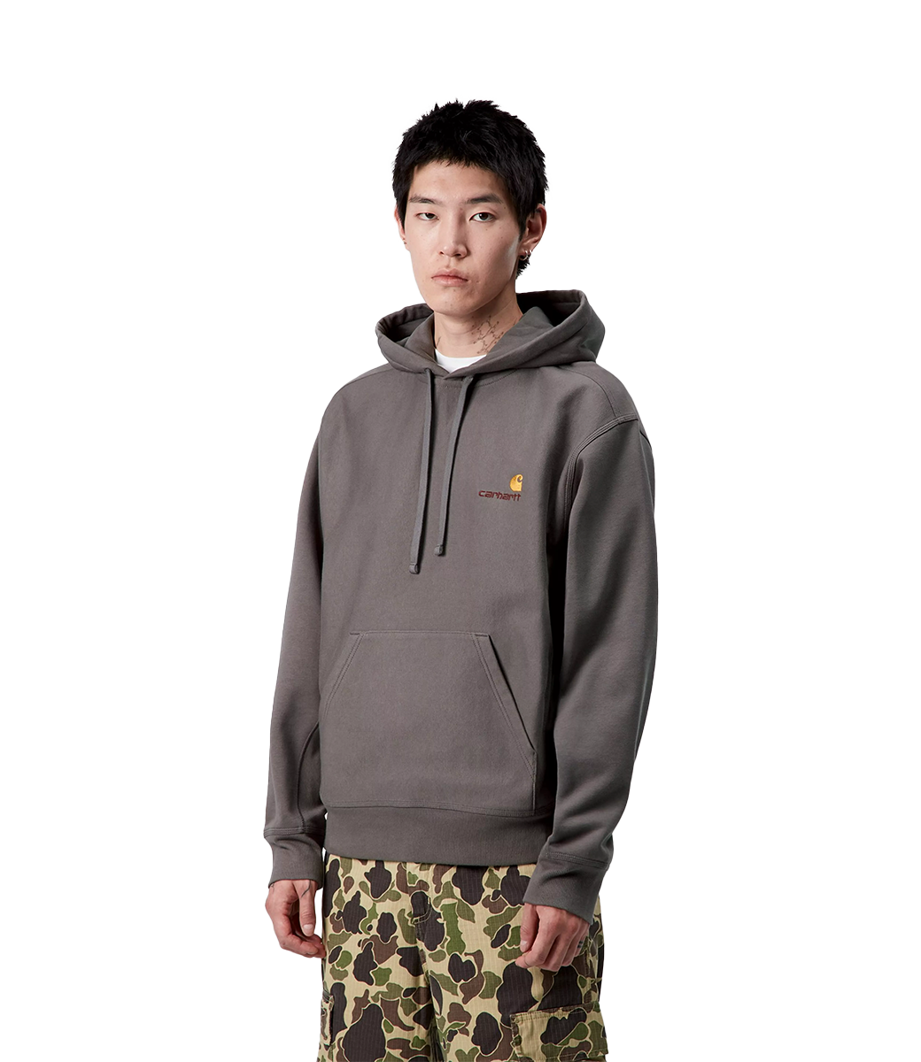 CARHARTT WIP Hooded American Script Sweat - Porphyry