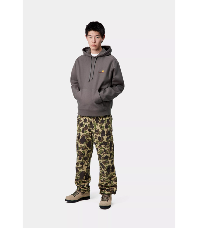 CARHARTT WIP Hooded American Script Sweat - Porphyry