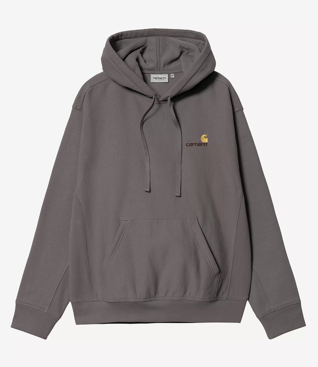 CARHARTT WIP Hooded American Script Sweat - Porphyry
