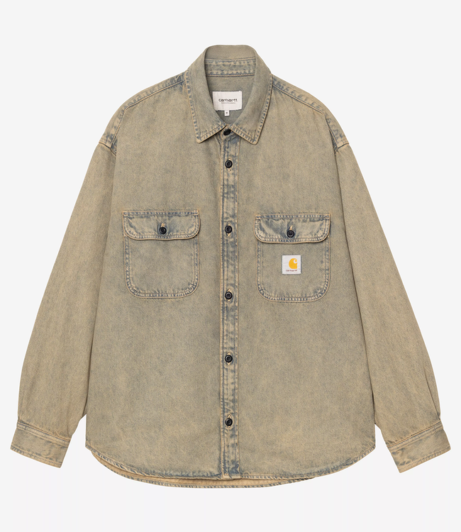 CARHARTT WIP Tigan Shirt Jac - Blue/Leather/Garment Dyed