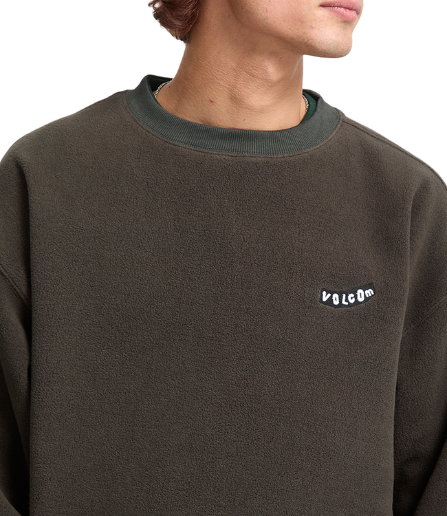 VOLCOM Too Kool Lse Crew - Rinsed Black