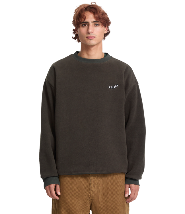 VOLCOM Too Kool Lse Crew - Rinsed Black