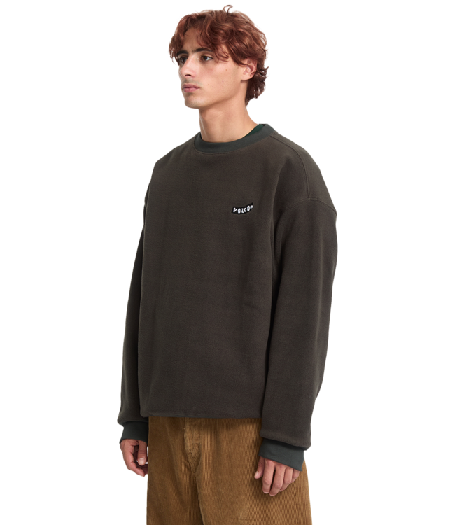 VOLCOM Too Kool Lse Crew - Rinsed Black