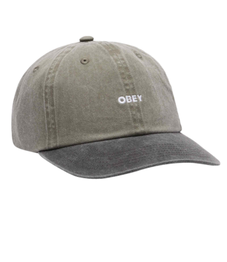 OBEY Pigment Bold 6 Panel Strapback - Pigment Olive Multi OBEY Pigment Bold 6 Panel Strapback - Pigment Olive Multi
