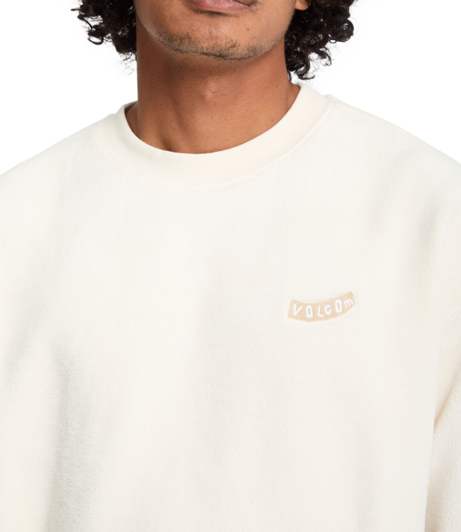VOLCOM Too Kool Lse Crew - Dirty White