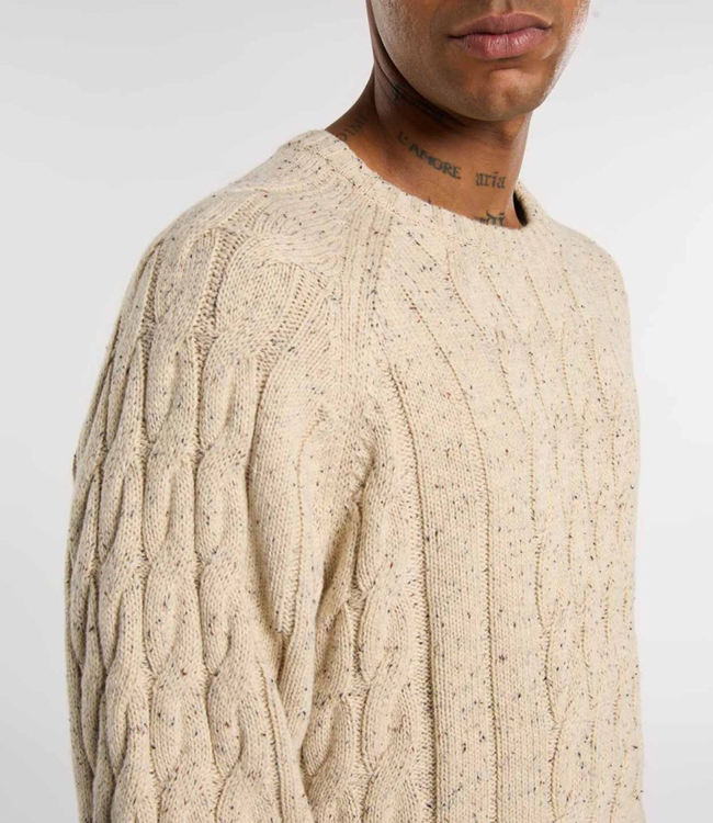 DICKIES Vanleer Cable Sweater - Wood Ash