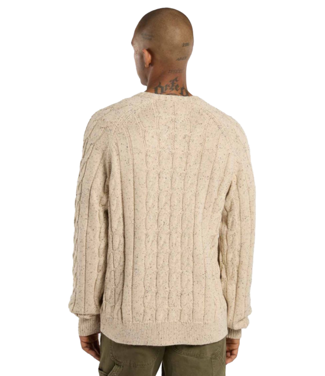 DICKIES Vanleer Cable Sweater - Wood Ash