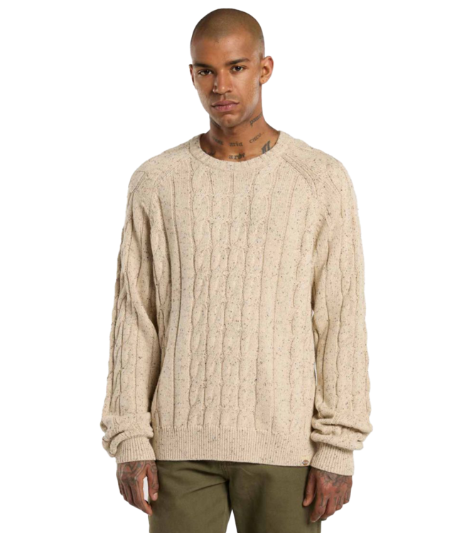 DICKIES Vanleer Cable Sweater - Wood Ash