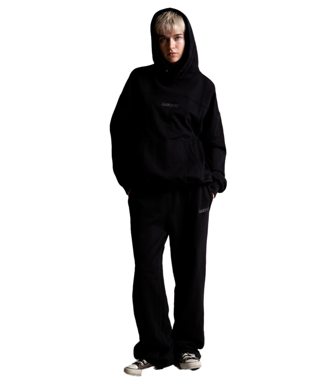 WASTED PARIS Switchblade Boxy Hoodie - Black