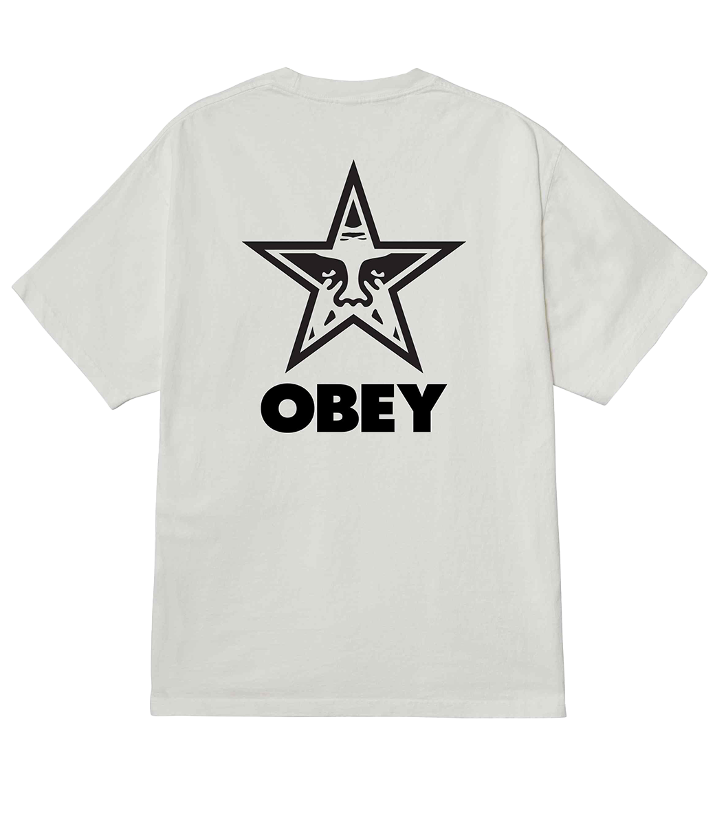 OBEY Bold Star - Pigment Vintage White