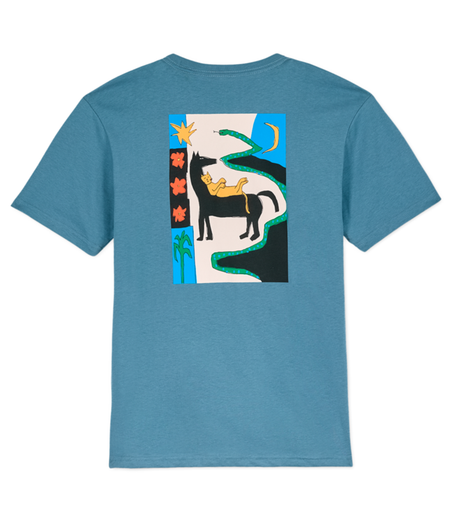 VOLCOM Longosnake Tee - Blue Wash