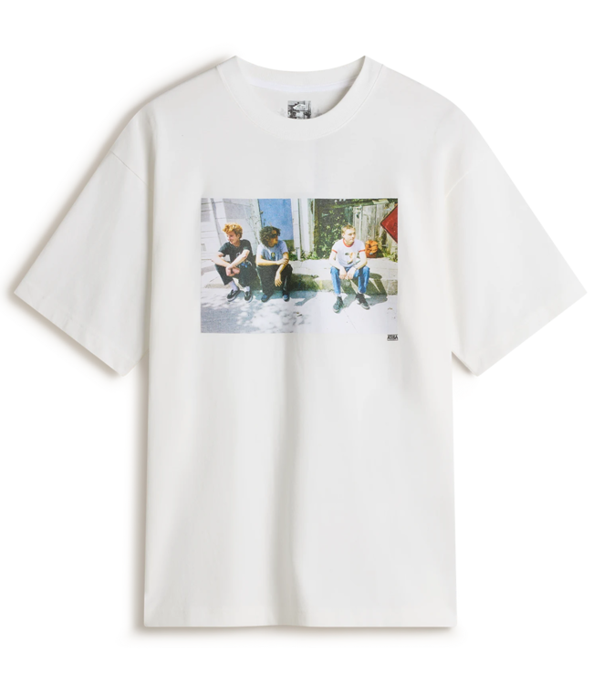 VANS Atiba Haze Curb Crew Ss Tee - White