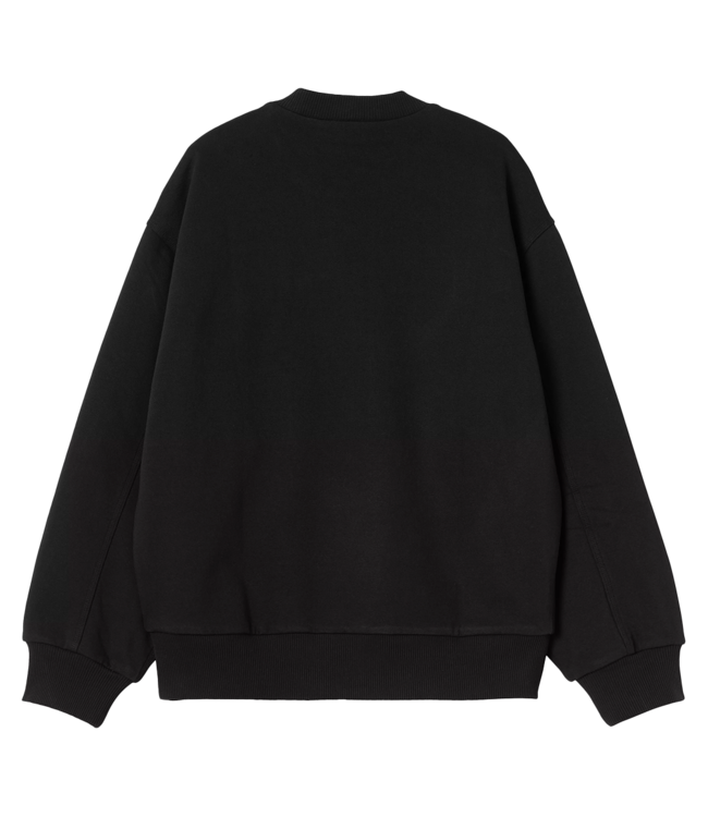 CARHARTT WIP Detroit Sweat - Black/Stone Washed