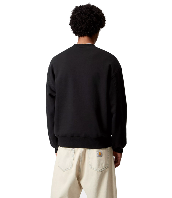 CARHARTT WIP Detroit Sweat - Black/Stone Washed