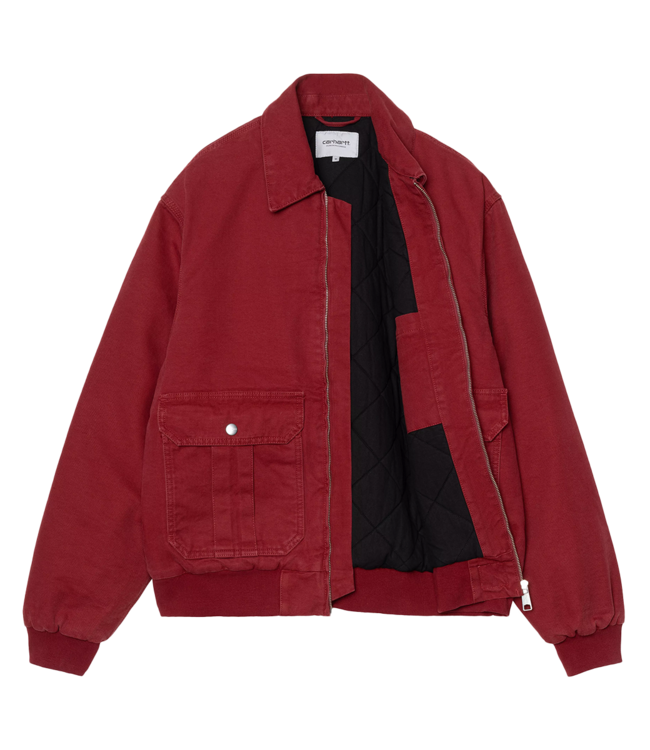 CARHARTT WIP Stanton Jacket - Scarlet/Stone Washed