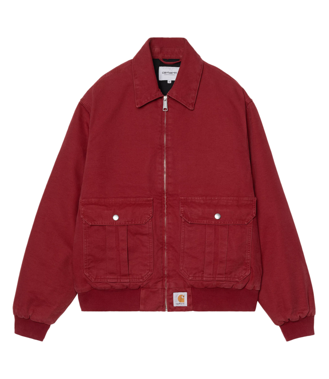 CARHARTT WIP Stanton Jacket - Scarlet/Stone Washed