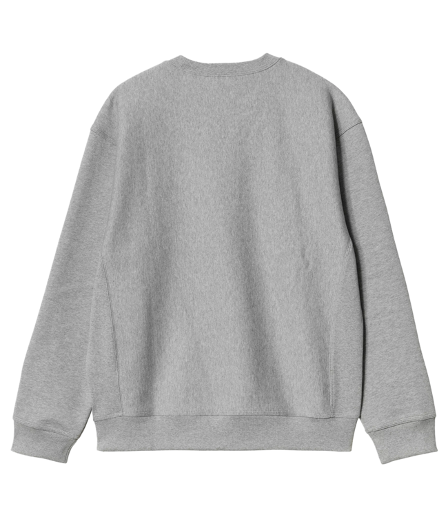 CARHARTT WIP American Script Sweat - Grey Heather
