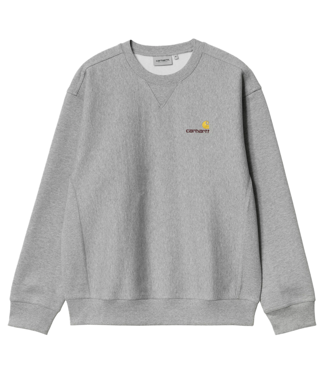 CARHARTT WIP American Script Sweat - Grey Heather