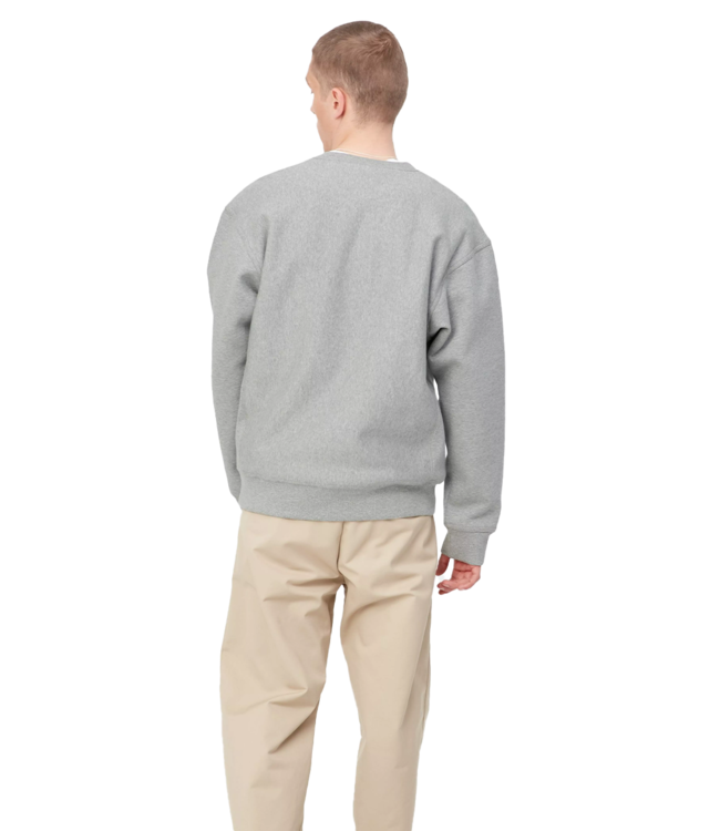 CARHARTT WIP American Script Sweat - Grey Heather
