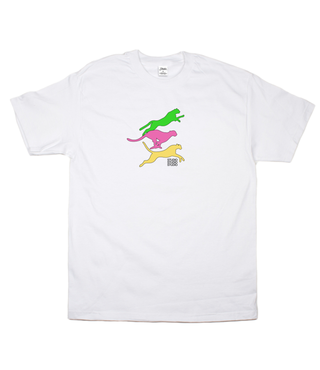 STUDIO Cheetahs - Tee - White