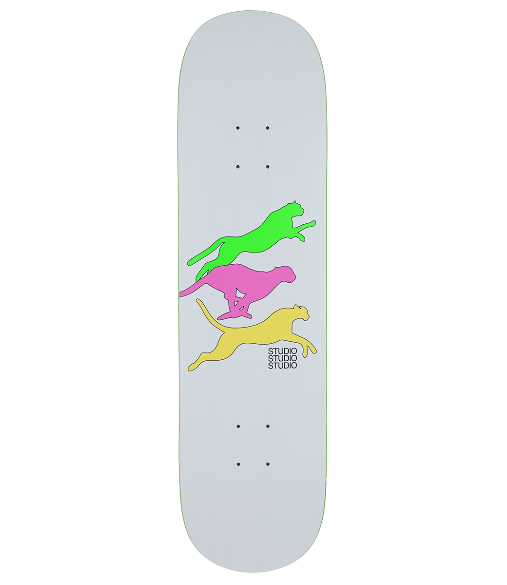 STUDIO Cheetahs Deck - White