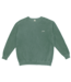 STUDIO Small Script Garment Dyed Crew - Evergreen