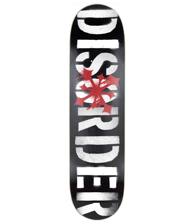 DISORDER Stencil Logo Board - Black