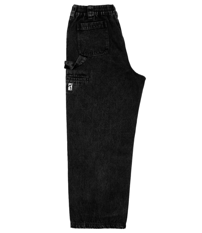 POETIC COLLECTIVE Split Pant - Black Denim Wash