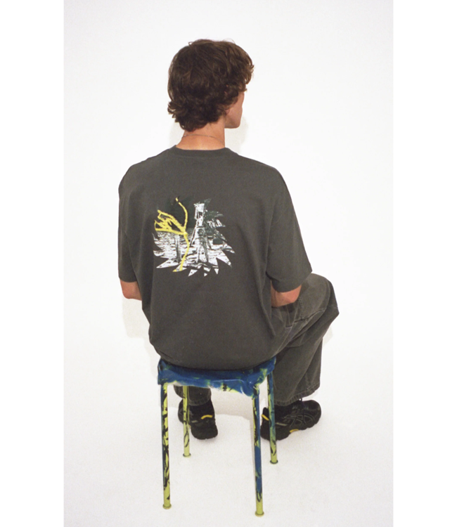 POETIC COLLECTIVE Space T-Shirt - Iron Grey