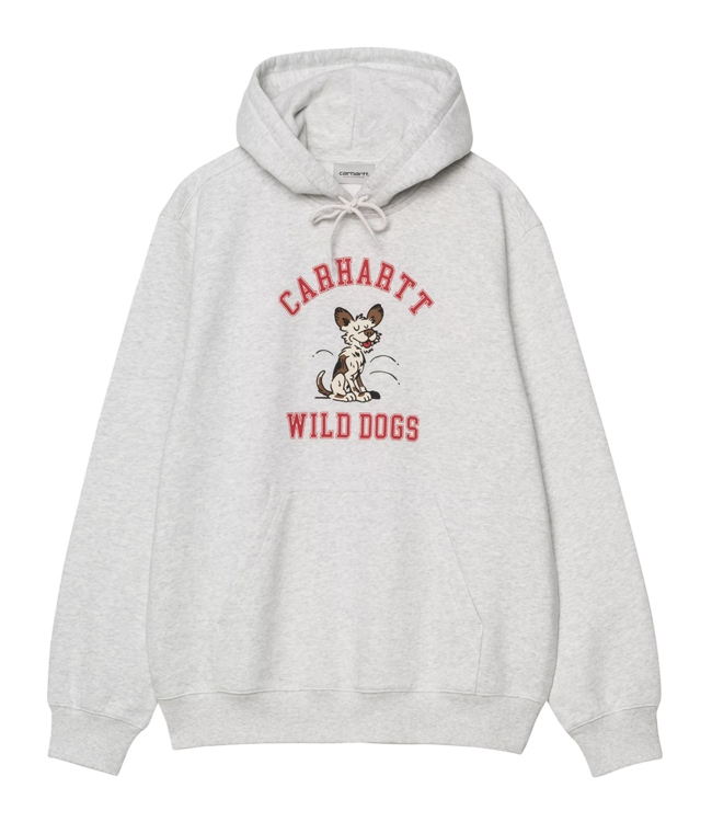 CARHARTT WIP Hooded Wild Dog Sweat - Ash Heather