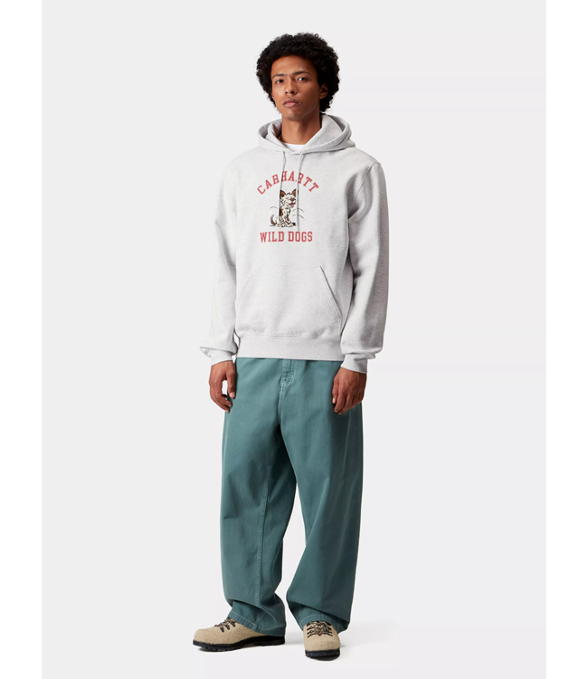 CARHARTT WIP Hooded Wild Dog Sweat - Ash Heather