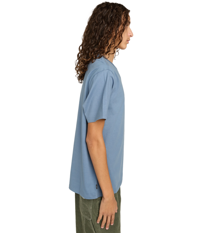 ELEMENT Icon Embroidery Ss Tee - Blue Mirage