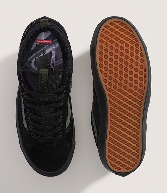 VANS Old Skool 36+ Atiba - Black/Dark Green
