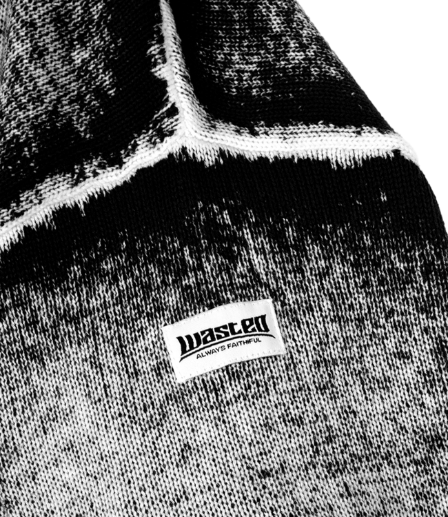 WASTED PARIS Ashes Sweater - Faded Black