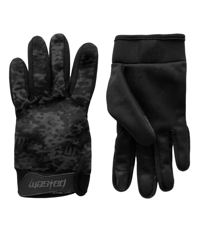 WASTED PARIS Digicamo Gloves - Camo Black