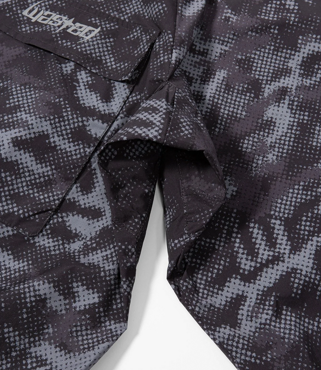 WASTED PARIS Digicamo Windbreaker - Camo Black