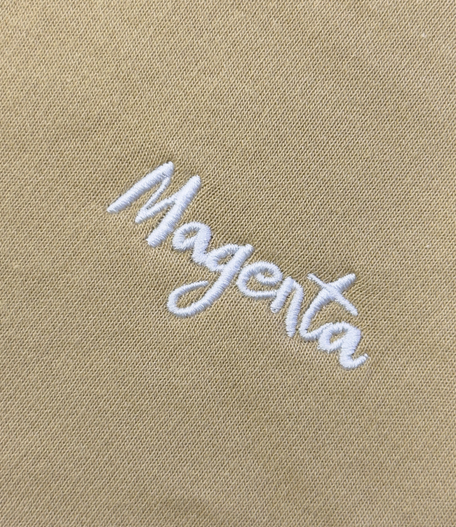 MAGENTA Script Crewneck - Beige
