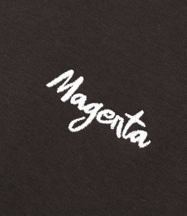 MAGENTA Script Crewneck - Chocolate