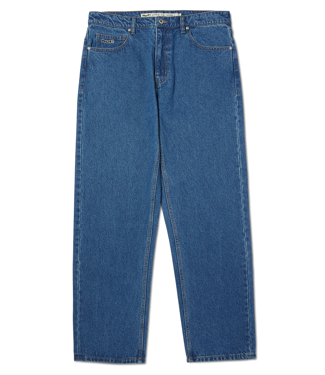 HUF Basic Ass Jeans - Stone Wash Indigo