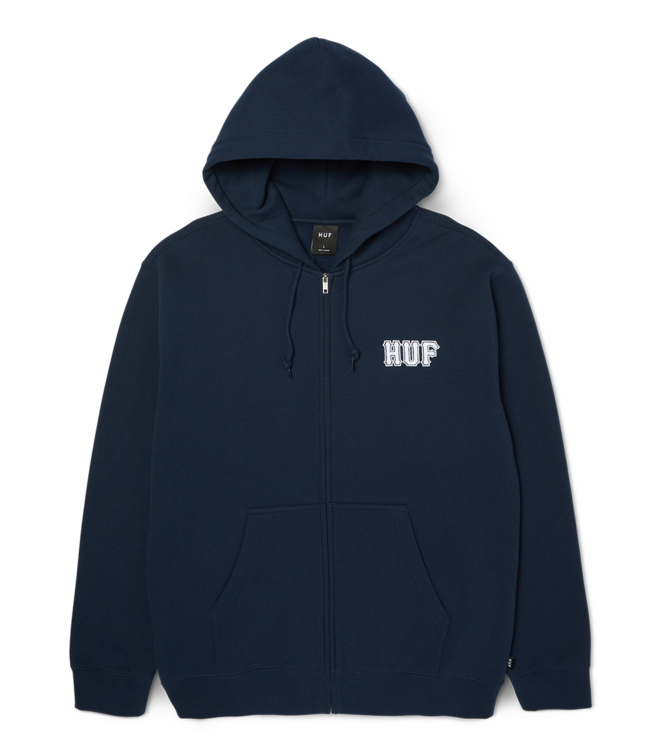 HUF Classic Logo F/Z Hoodie - Navy