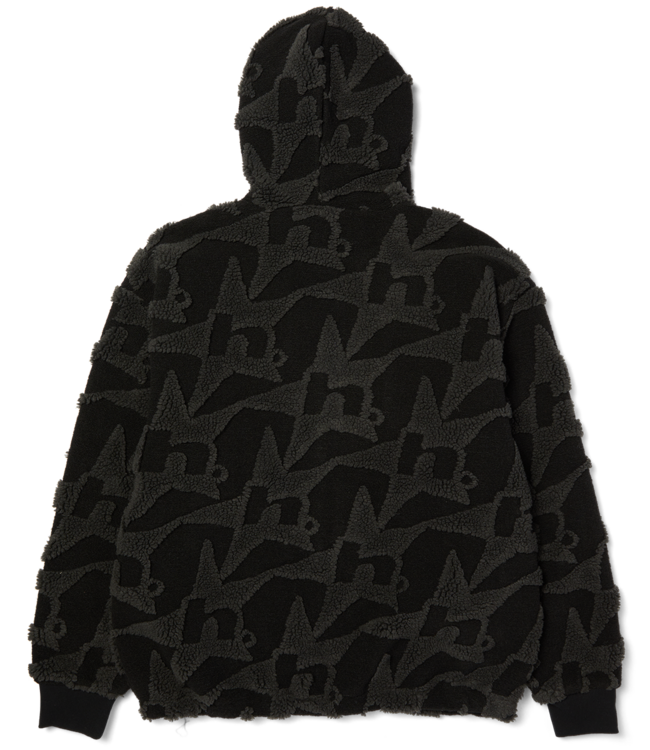HUF H Star Repeat High Pile Jacket - Black