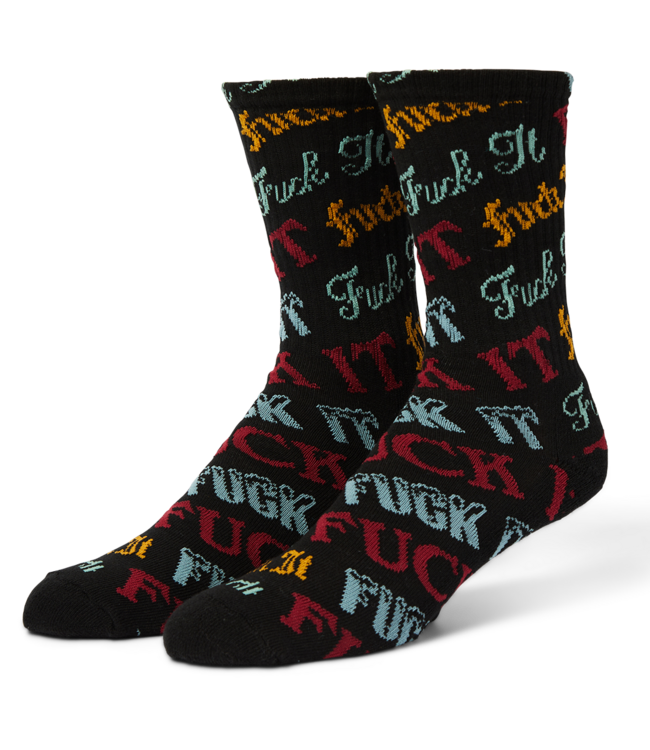 HUF Wintertime Fuck It Sock - Black