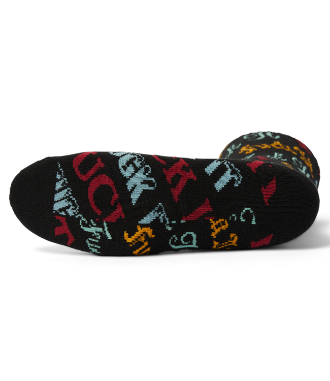 HUF Wintertime Fuck It Sock - Black