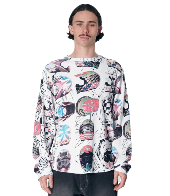 RASSVET Helmet Thermal Ls Tee Knit - Print