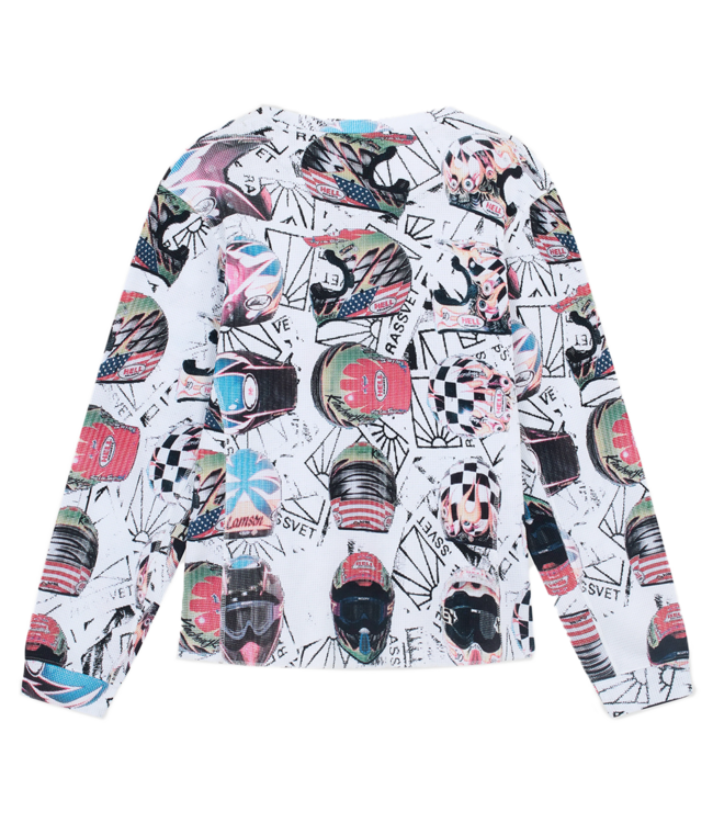 RASSVET Helmet Thermal Ls Tee Knit - Print